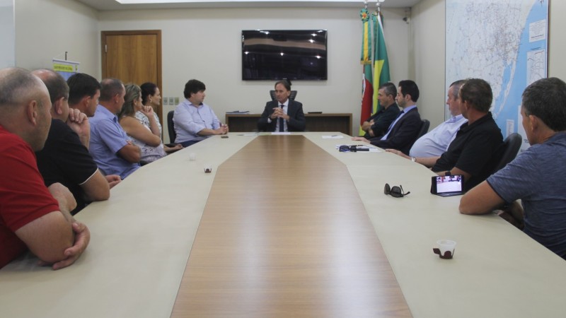 Audiência com o secretário Costella