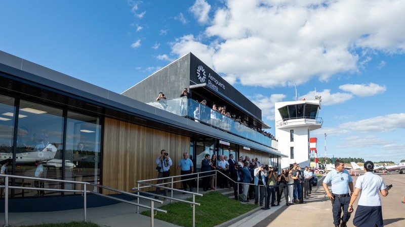 Na foto, aeroporto de Rivera.