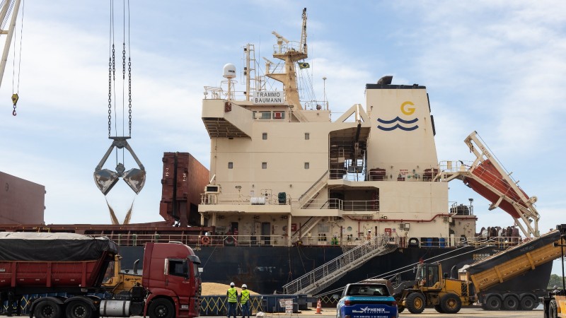 Na foto, o Porto de Rio Grande