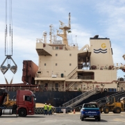Na foto, o Porto de Rio Grande