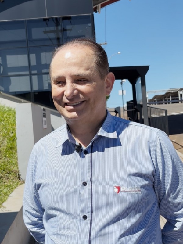 Odil Leo Bianchini comemora as melhorias no trafego para a circulação de mercadorias.